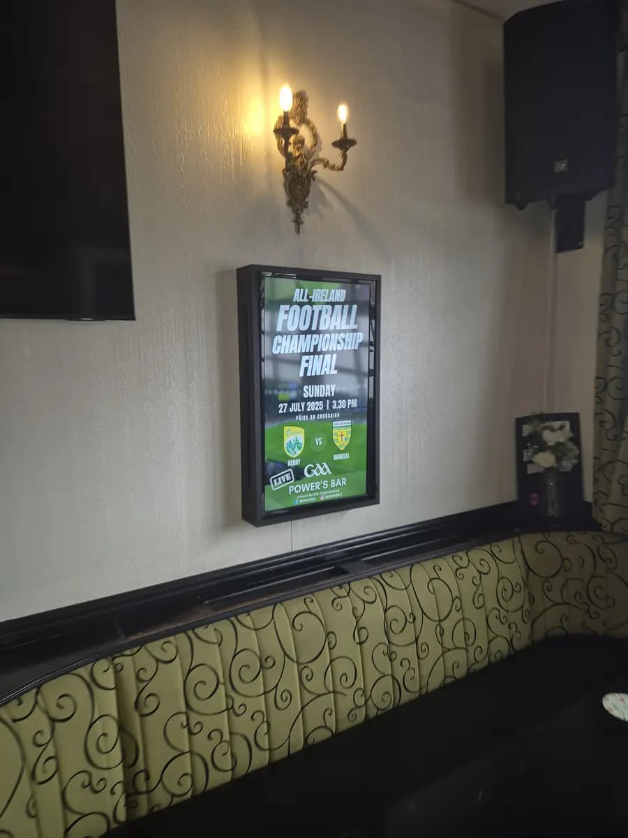 Pub digital signage